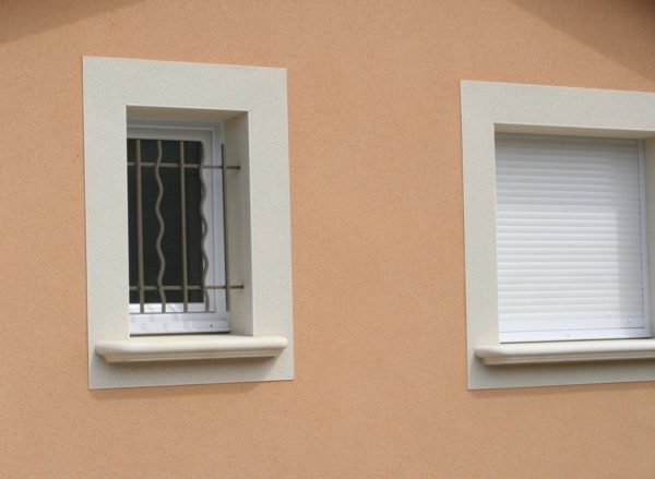 Appuis de fenêtre provençal avec isolation, profondeur 39 cm, longueur 150 cm – Image 10