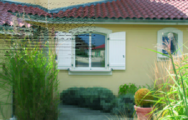 Appuis de fenêtre provençal avec isolation, profondeur 39 cm, longueur 150 cm – Image 11