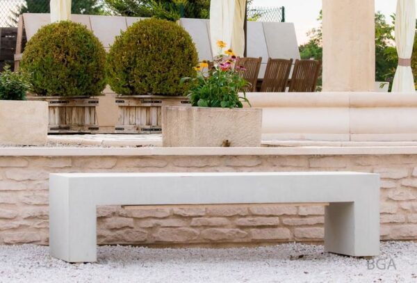 banc beton sur mesure