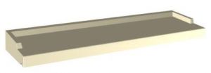 Appuis de fenêtre parasismique Tradition, profondeur 32 cm, longueur 90 cm