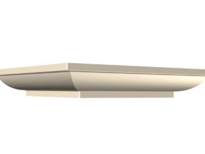 Chapiteau mouluré Déco bouchardé, modèle 4