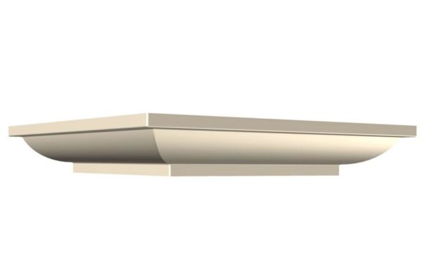 Chapiteau mouluré Déco bouchardé, modèle 4