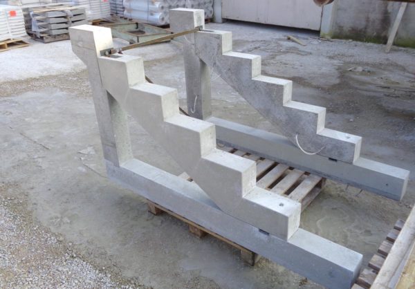 Crémaillère préfabriquée en béton armé pour escalier marches pleines – Image 5