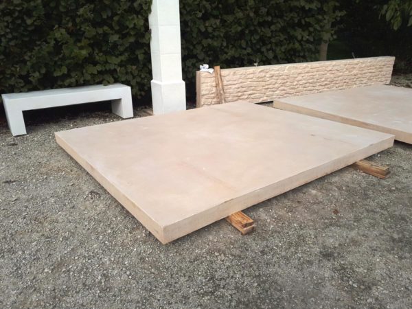 Dalle grand format béton lisse ou décoratif; dalle géante 240 x 398 cm – Image 8