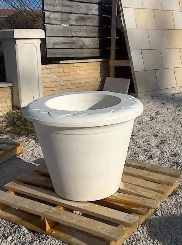 Pot Toscane D avec couronne Fleur – Image 2