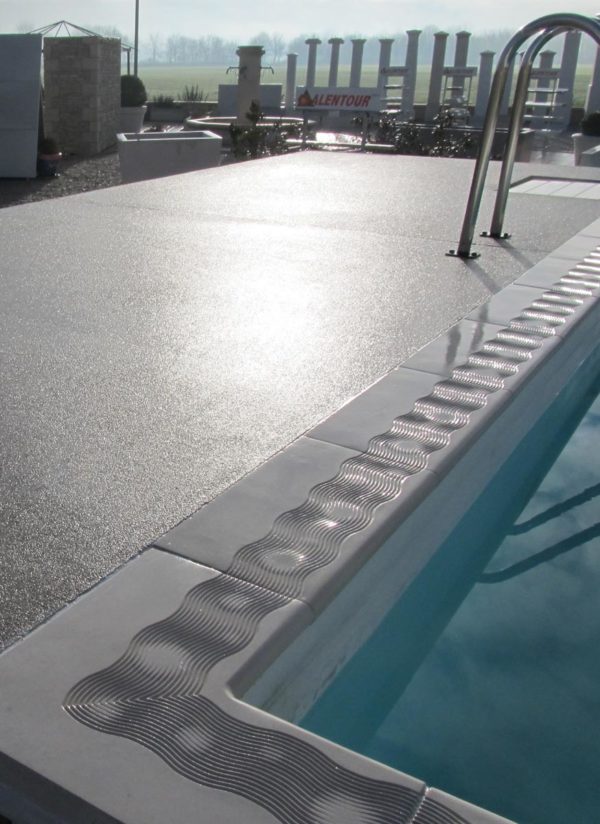 Margelle de piscine plate, modèle contemporain Lumière Vague – Image 14