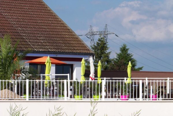 Muret de clôture monobloc aspect grenaillé – Image 2