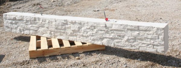 Muret de clôture aspect pierre sèche, monobloc – Image 2