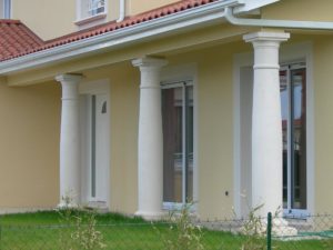 Colonne Toscane monobloc / colonne romaine, gamme Provence