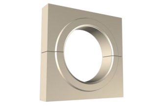 Œil-de-bœuf en 2 éléments, diamètre intérieur 70 ou 90