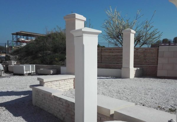 Pilier de portail et clôture 25, lisse, gamme Décoration – Image 5