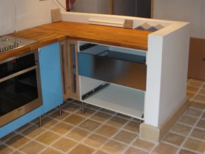 Tomette carrée en pierre reconstituée