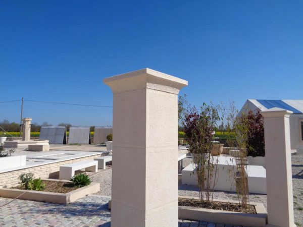 Piliers de portail et clôture 33 ciselé-bouchardé, gamme Décoration – Image 8