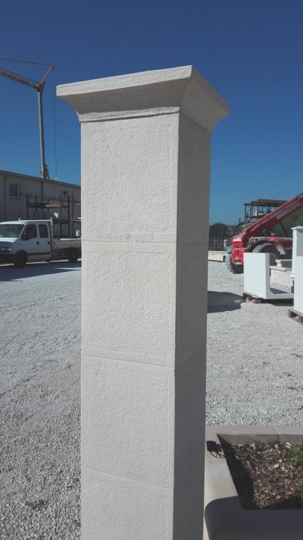 Piliers de portail et clôture 33 ciselé-bouchardé, gamme Décoration – Image 9