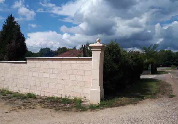 Piliers de portail lisse 40 et 50, gamme Provence, avec couronnement et boule – Image 10