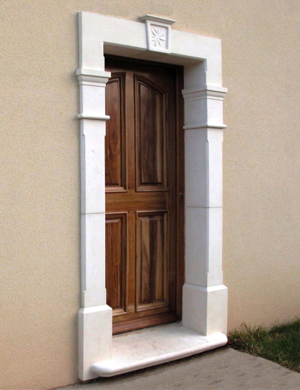 Seuil pour porte et porte-fenêtre avec isolation, provençal, profondeur 43, longueur 140 cm – Image 20