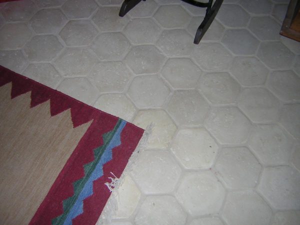 Tomette hexagonale, réplique ancienne, avec losange – Image 4
