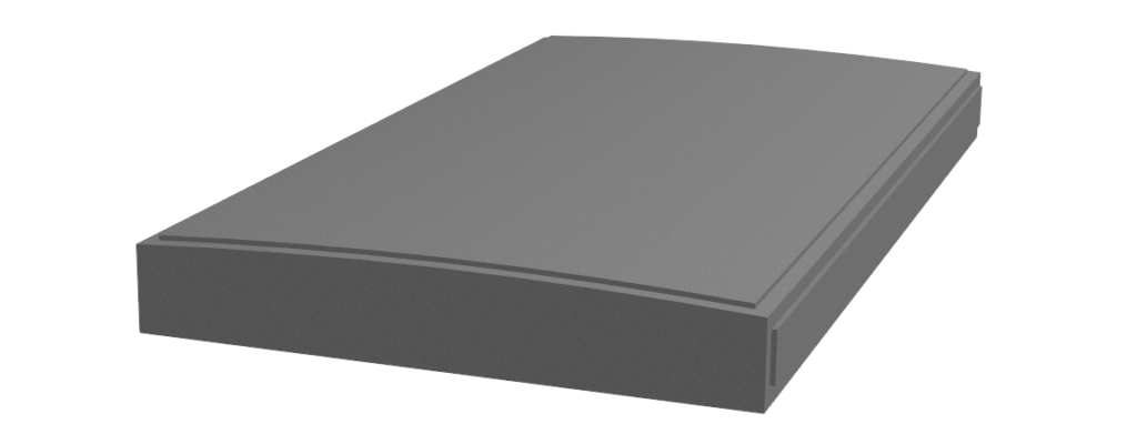 K.11-Couvertine bombée 108x60x10