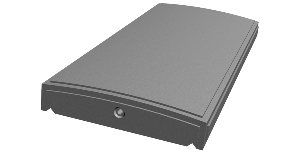 K.8-Couvertine bombée 100x45x8