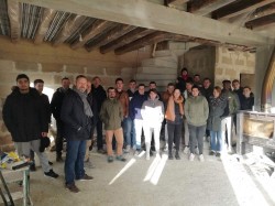 Les apprentis de Bâtiment CFA COTE D'OR ont visité l'entreprise Alentour Visite batiment CFA